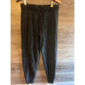Summersalt Lounge pants Cashmere Wool sz Medium Comfy Gray Tie Minimalist
